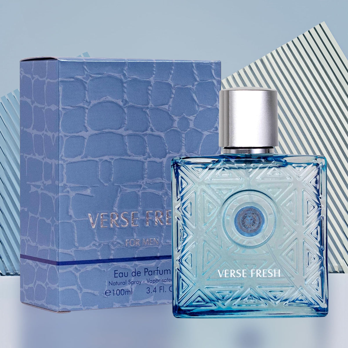 NovoGlow Verse Fresh for Men Eau de Parfum Spray, 3.4 Fl Oz