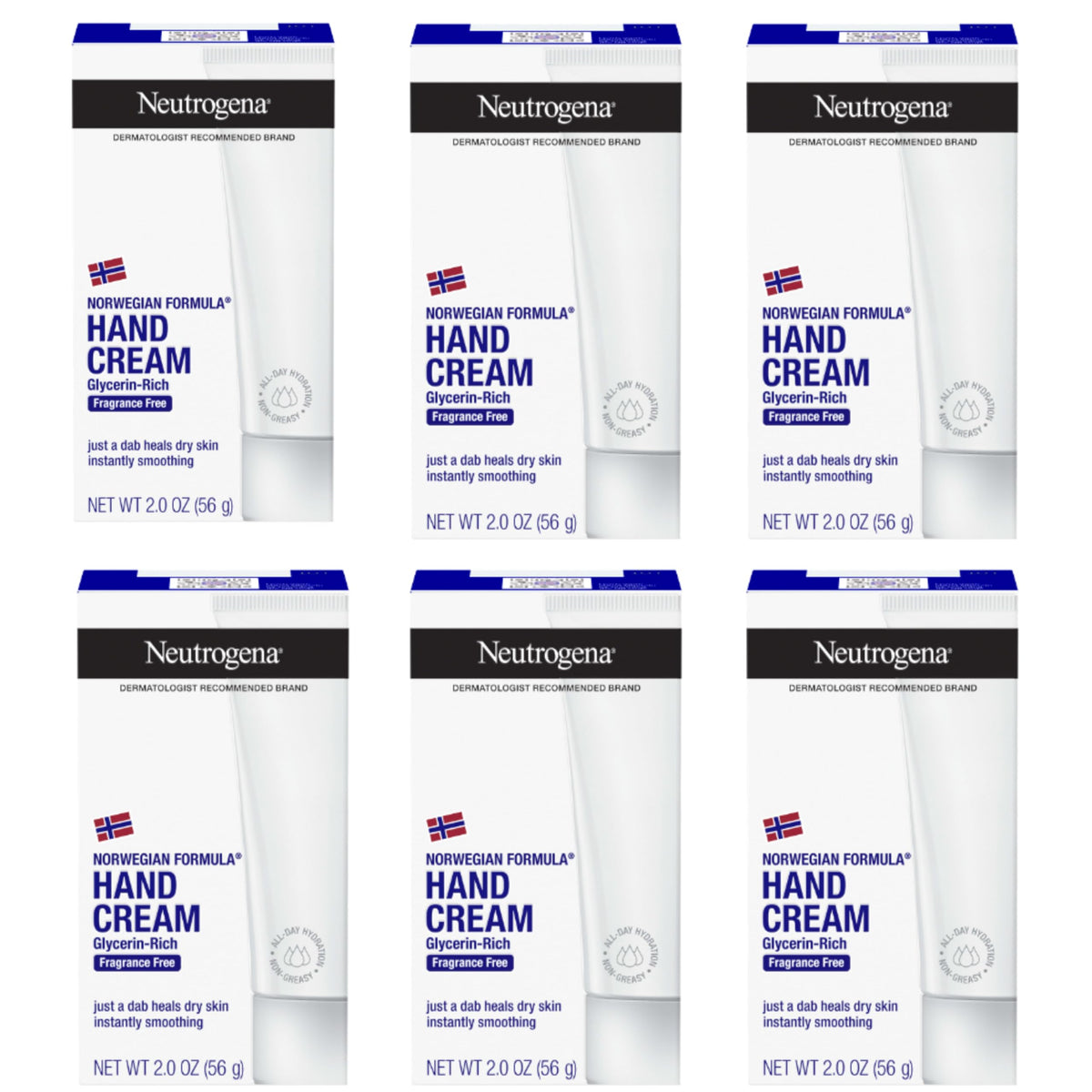 Neutrogena Norwegian Formula Fragrance-Free Hand Cream, 2 oz