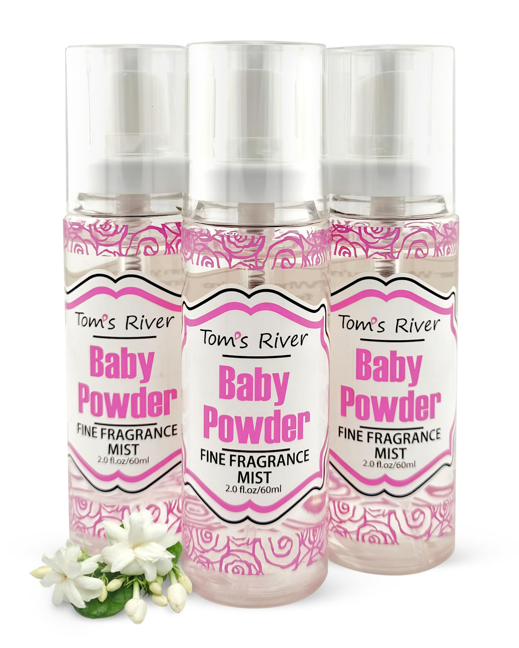 Tom's River Fragrance Body & Hair Mist, 2 fl oz, Pack of 3