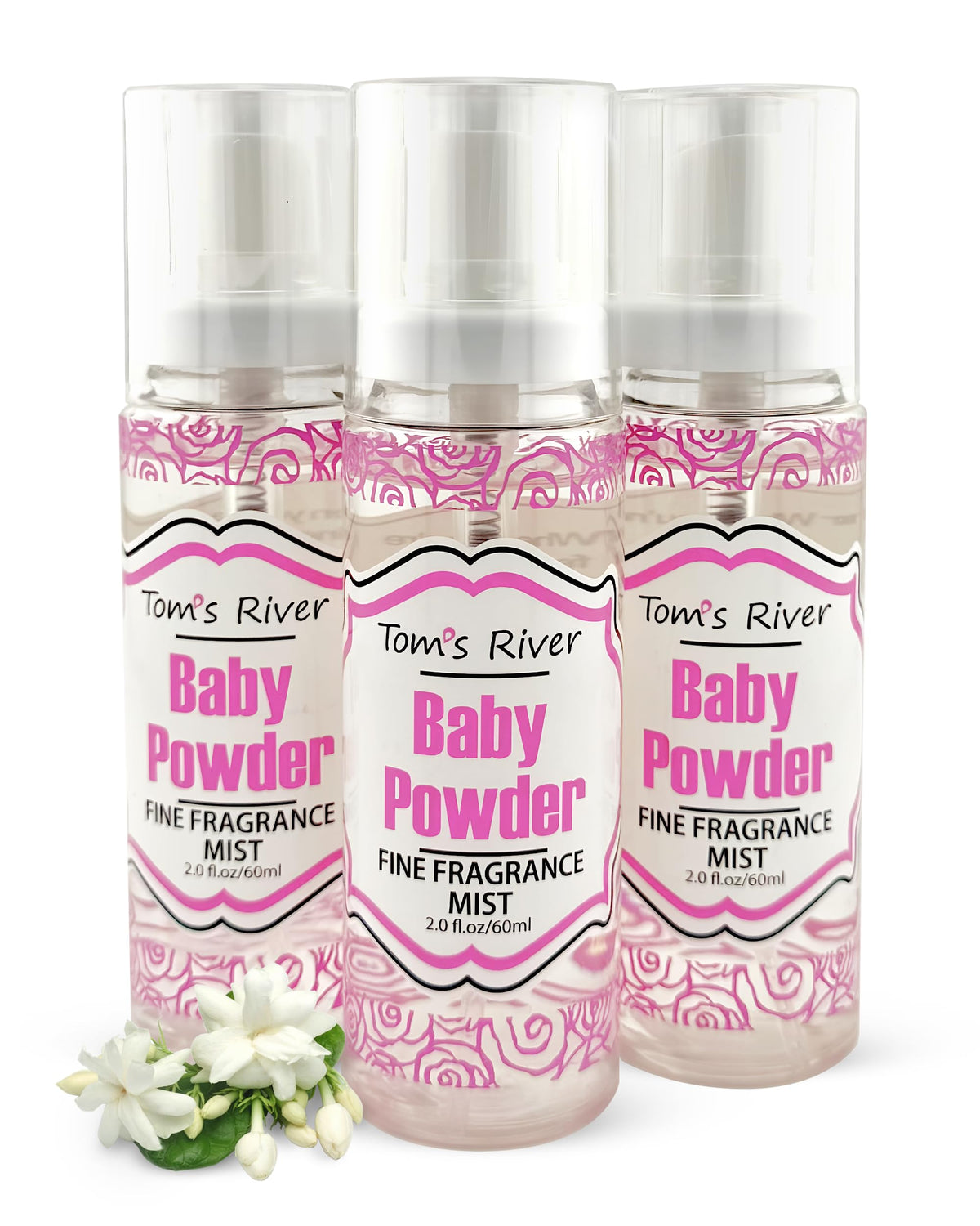 Tom's River Fragrance Body & Hair Mist, 2 fl oz, Pack of 3