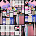 Acrylic Nail Art Kit with UV Lamp, Drill, Monomer and Powder