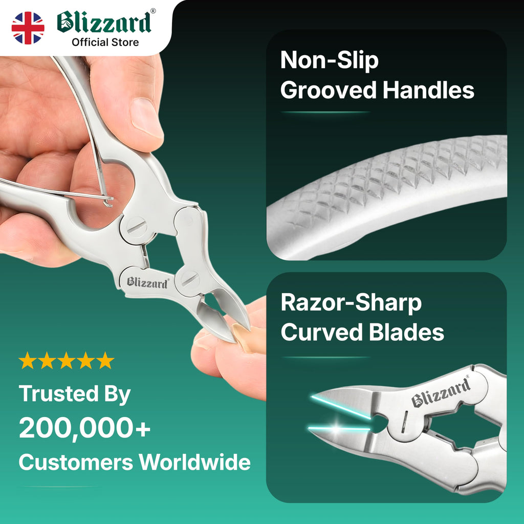 Blizzard Heavy Duty Toenail Clippers for Thick Nails