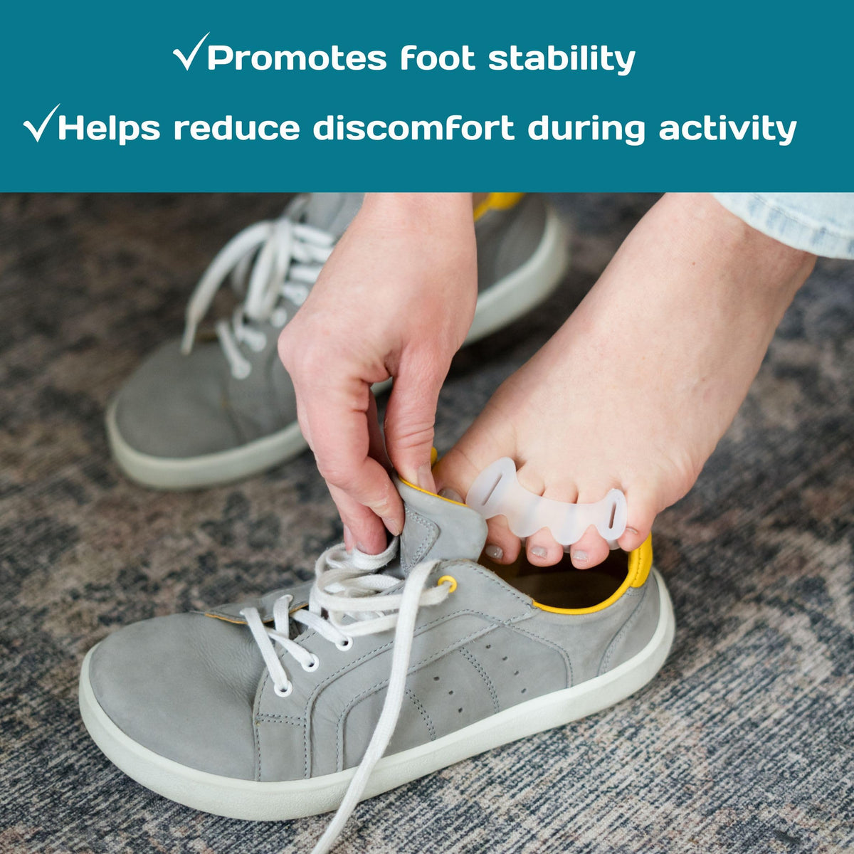 Gait Happens Silicone Toe Spacers for Natural Foot Alignment