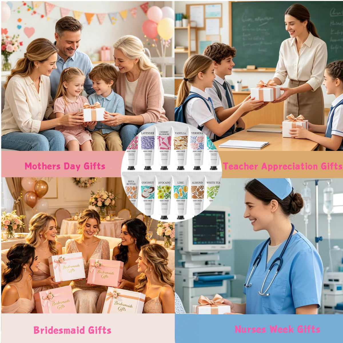 Hand Cream with Plant Extracts, Travel Size Moisturizing Hand Lotion