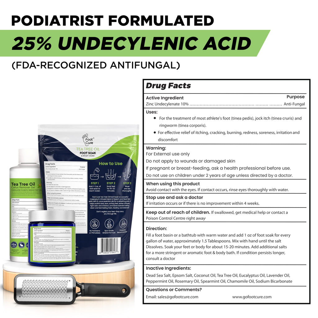 Foot Care Combo Set for At-Home Pedicure Routines