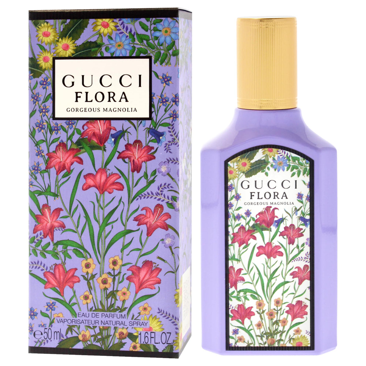 Gucci Flora Gorgeous Magnolia Eau de Parfum Spray for Women, 1.6 Ounce