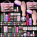 Complete Acrylic Nail Starter Kit for Beginners with Practice Hand and Drill