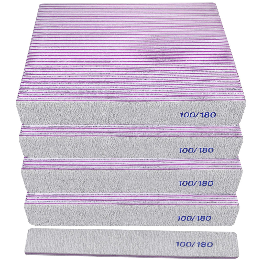 HomeyEra 100/180 Grit Double-Sided Nail Files