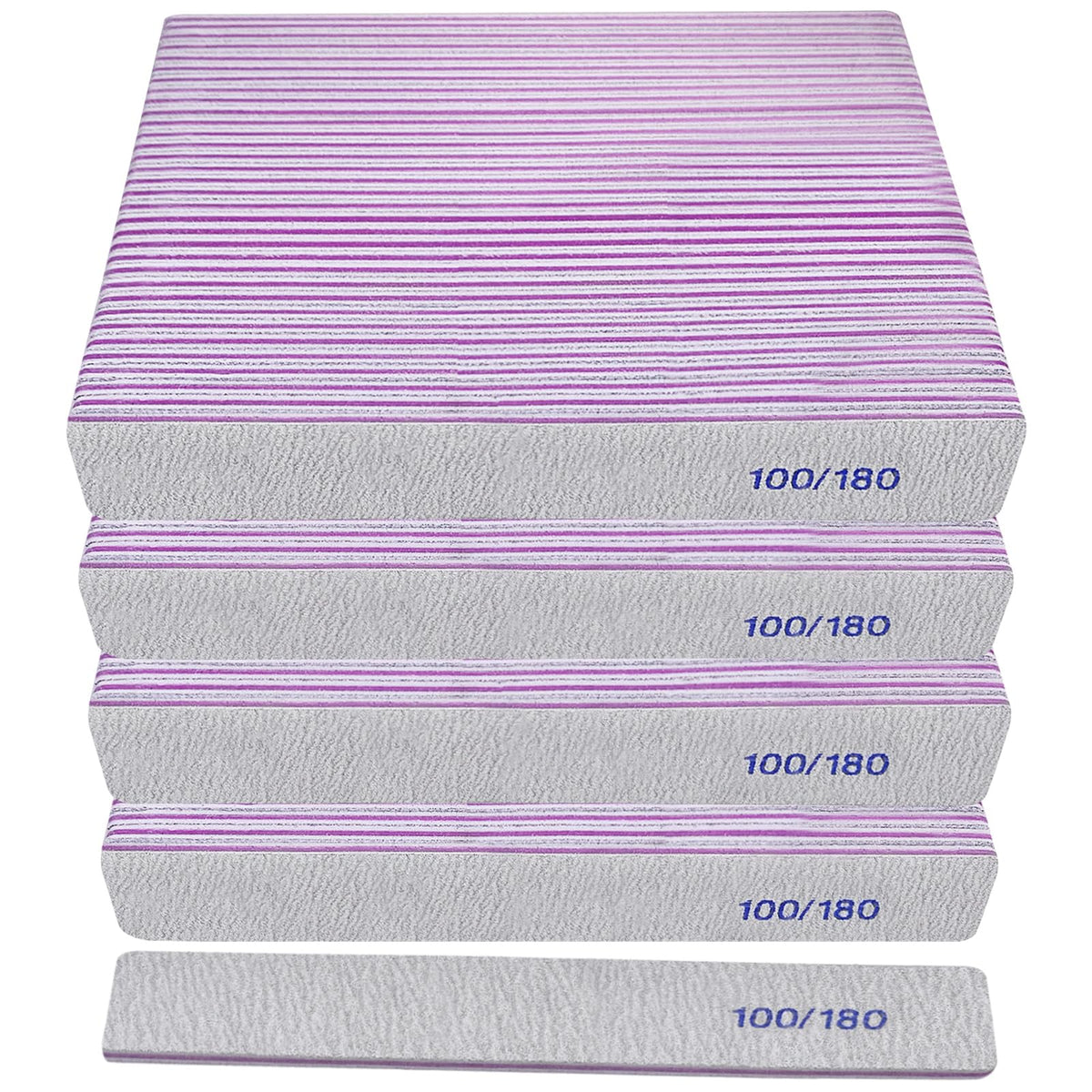 HomeyEra 100/180 Grit Double-Sided Nail Files