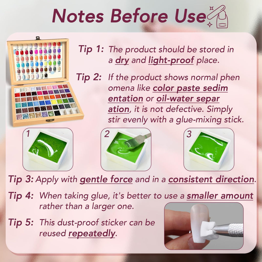 Multi-Use No-Wipe Patting Gel Nail Art Polish