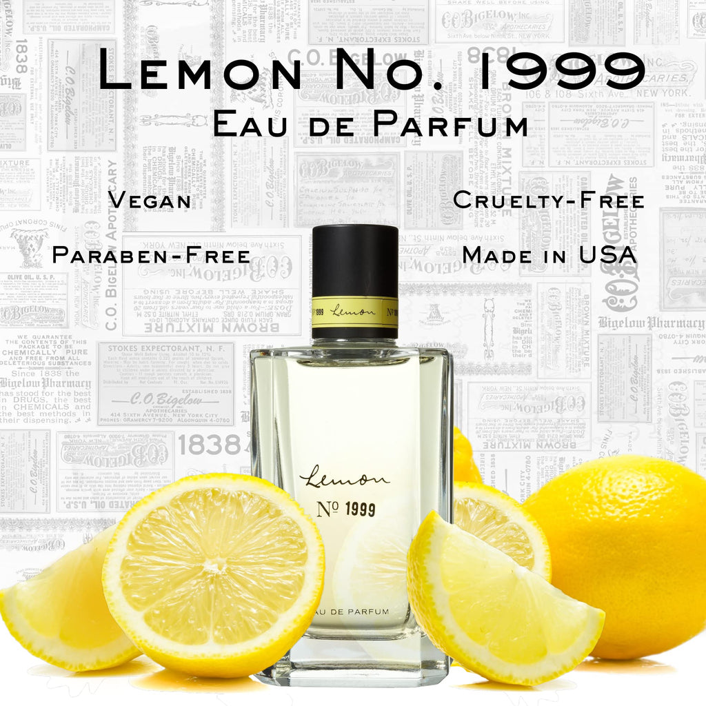 C.O. Bigelow Lemon Eau de Parfum with White Musk, 3.4 Fl Oz