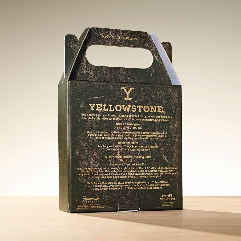 Yellowstone Men's Fragrance & Grooming Gift Set by Tru Western