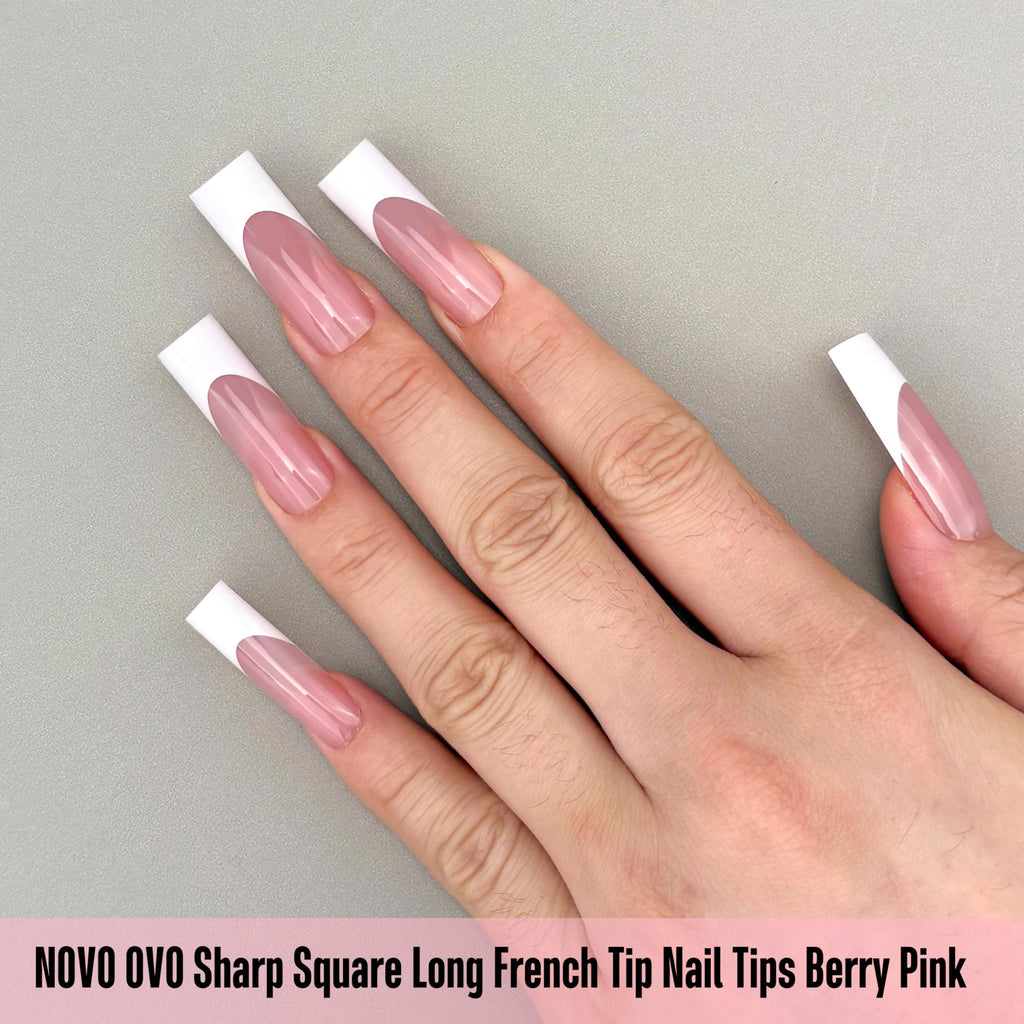 NOVO OVO Soft Gel Full Cover Press-On Nail Tips