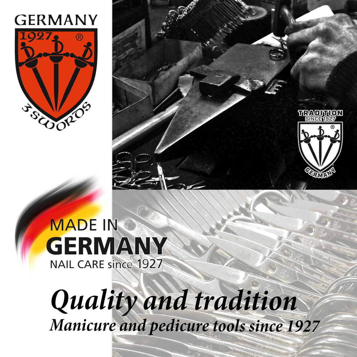 3 Swords Germany Stainless Steel Manicure Scissors