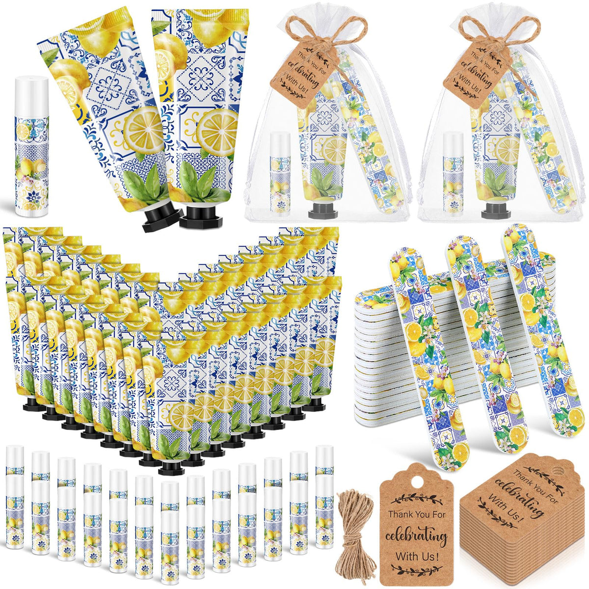 Leelosp Hand Cream, Lip Balm & Nail File Gift Set