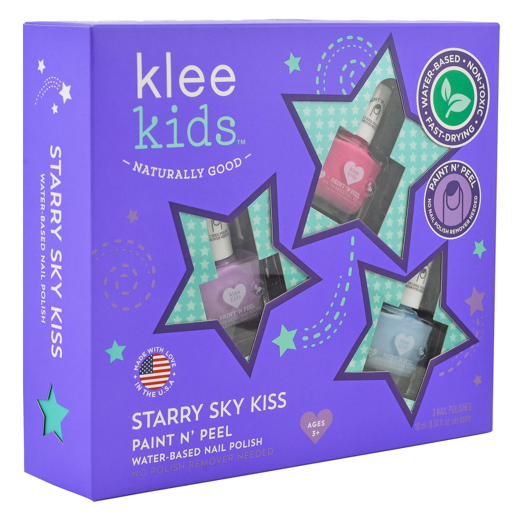 Klee Kids Water-Based Peelable Nail Polish Gift Set