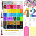 40,000-Piece Resin Rhinestone Bedazzling Kit with 42 Colors and B7000 Glue