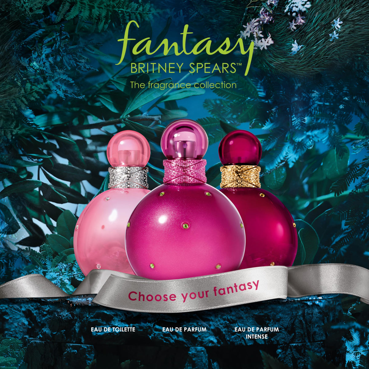 Britney Spears Fantasy Intense Eau de Parfum Spray for Women, 3.3 Fl Oz