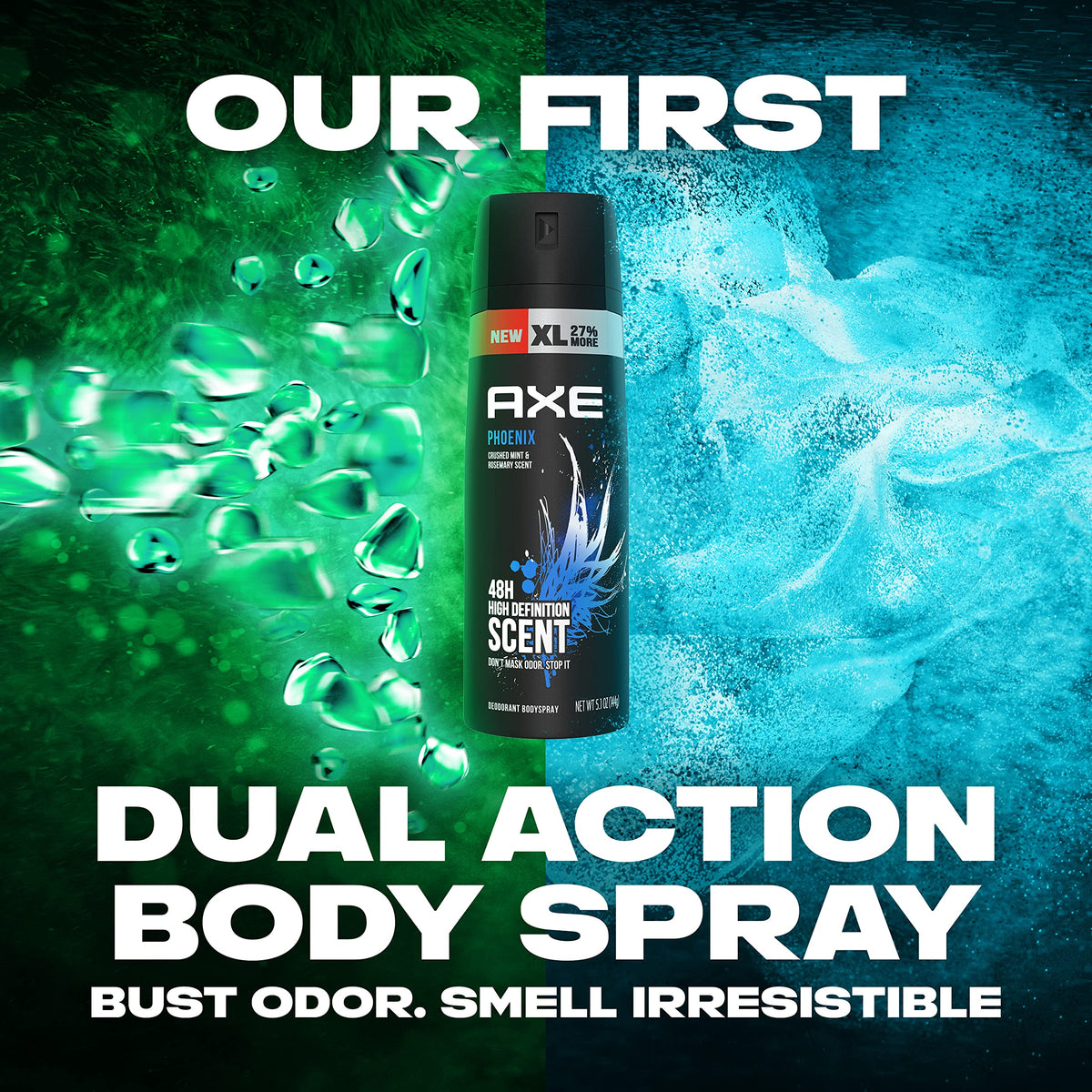 AXE Phoenix Men's Aluminum-Free Body Spray Deodorant, 4 oz