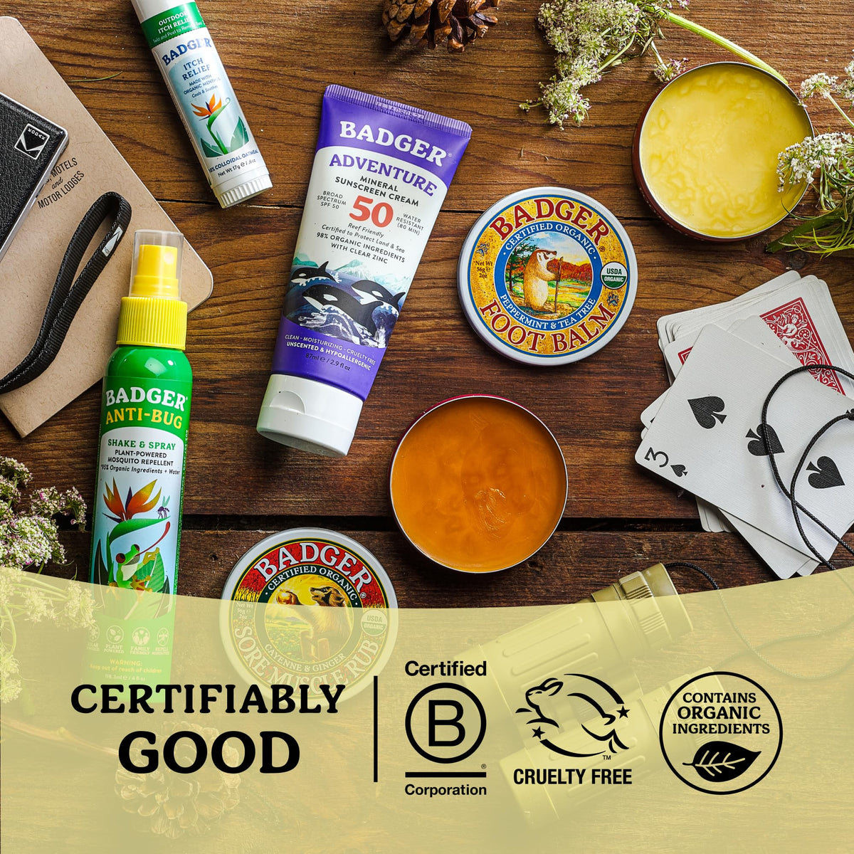 Badger Organic Peppermint & Tea Tree Foot Balm