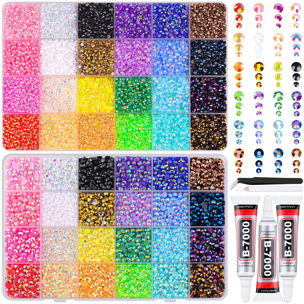Flatback Resin Rhinestones for DIY Crafts