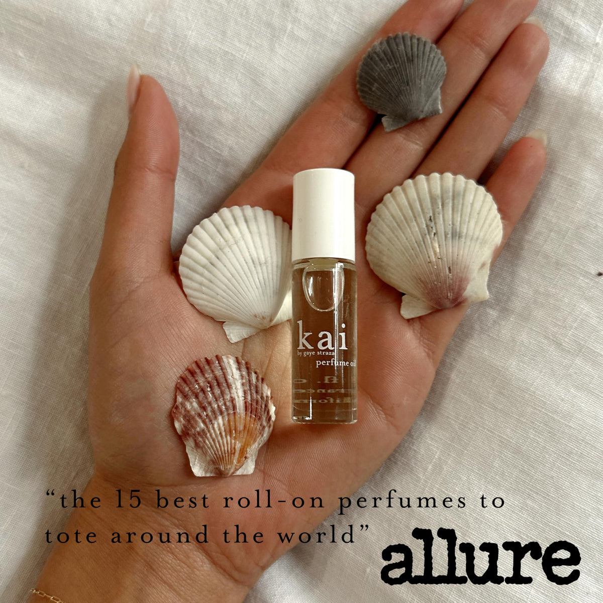 kai Perfume Oil Roll-On, Vegan Alcohol-Free Fragrance