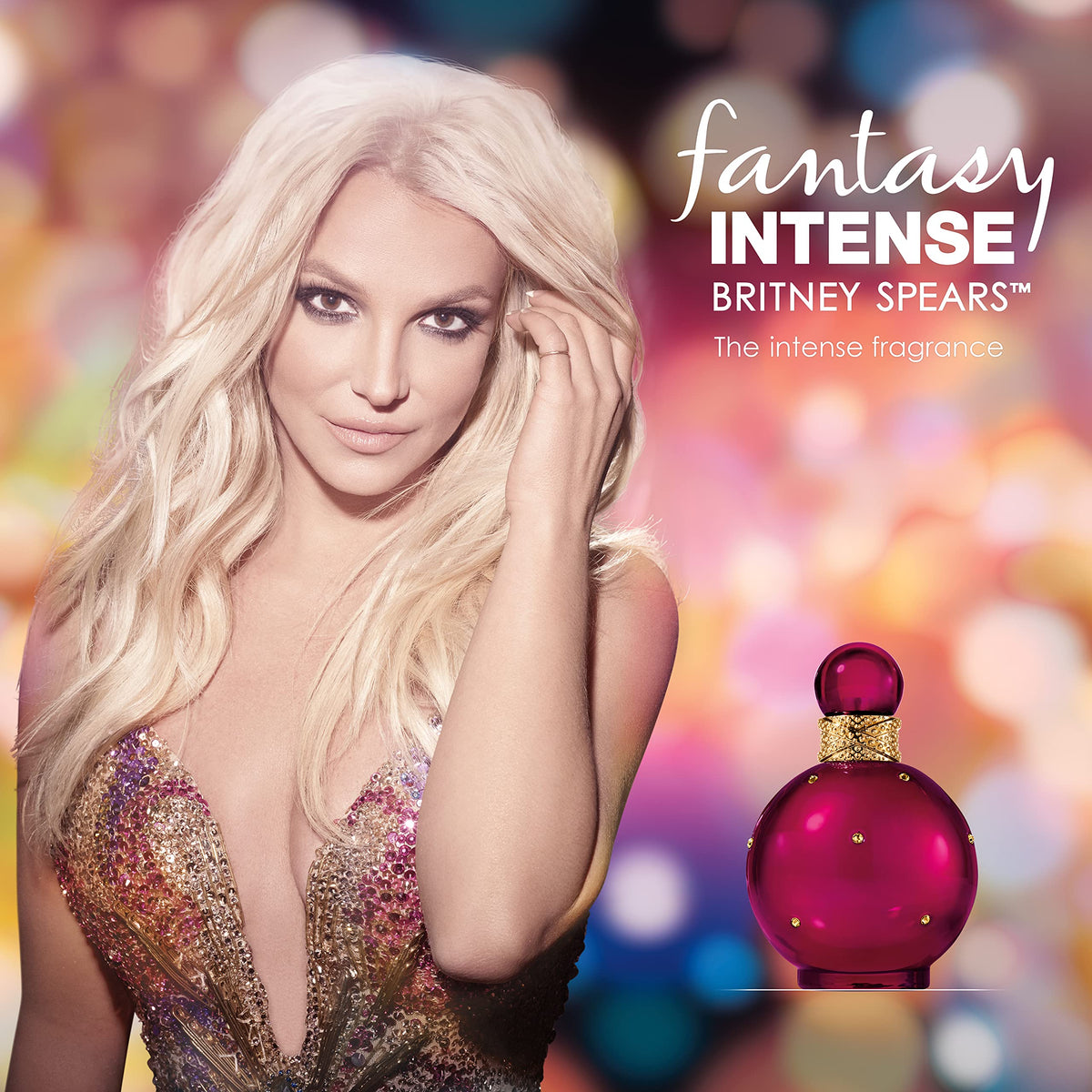 Britney Spears Fantasy Intense Eau de Parfum Spray for Women, 3.3 Fl Oz