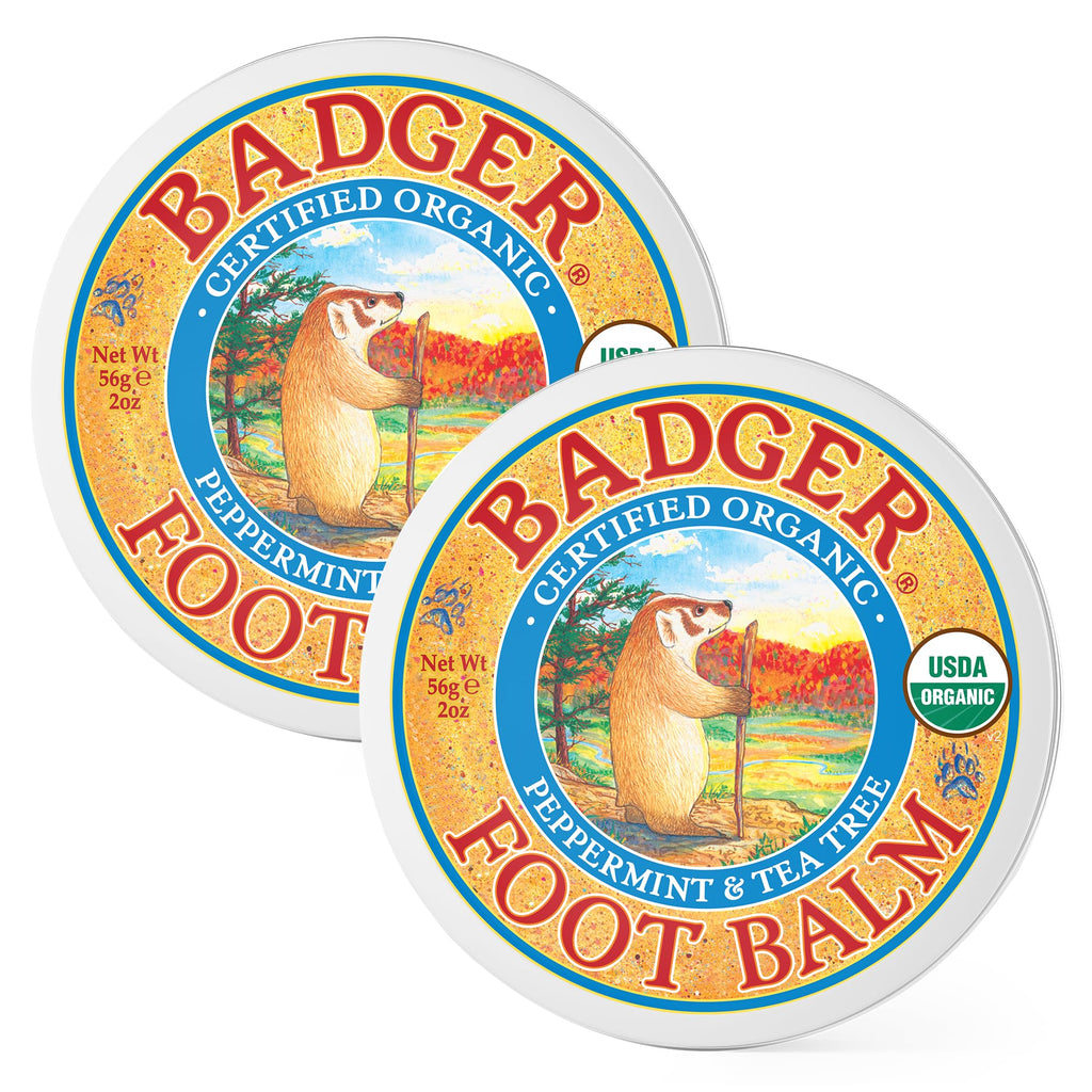 Badger Organic Peppermint & Tea Tree Foot Balm