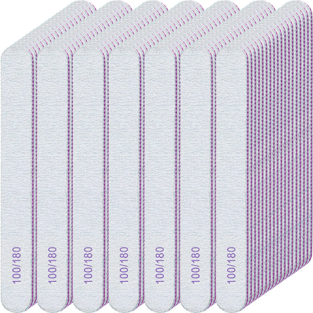 200-Piece Double-Sided Reusable Emery Nail Files for Manicure and Nail Care