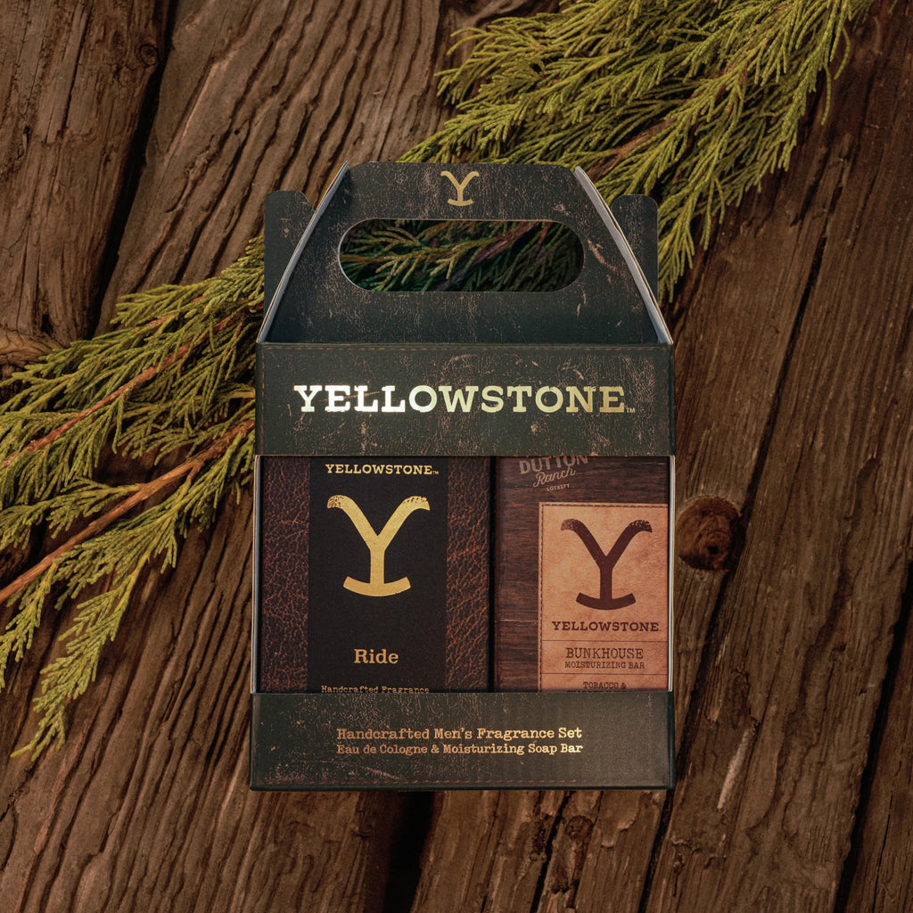 Yellowstone Men's Fragrance & Grooming Gift Set by Tru Western