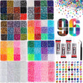 Bedazzling Kit with Flatback Resin Rhinestones and Craft Tools