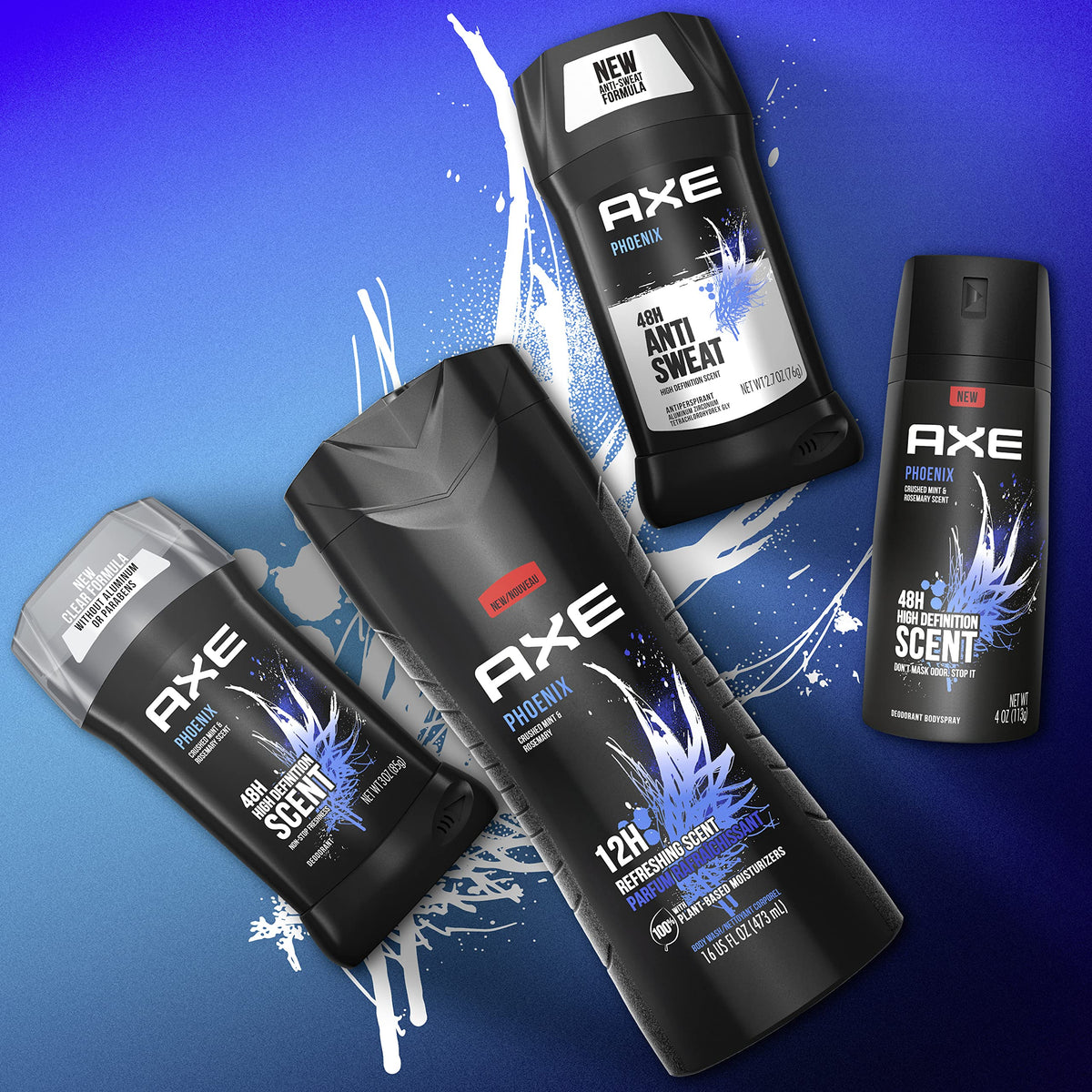AXE Phoenix Men's Aluminum-Free Body Spray Deodorant, 4 oz