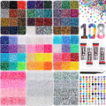 LERBOU 81,000PCS Bedazzling Kit, 3mm Flatback Resin Rhinestones